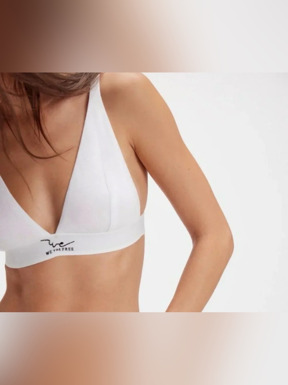 NWT We The Free Triangle Bralette Size L